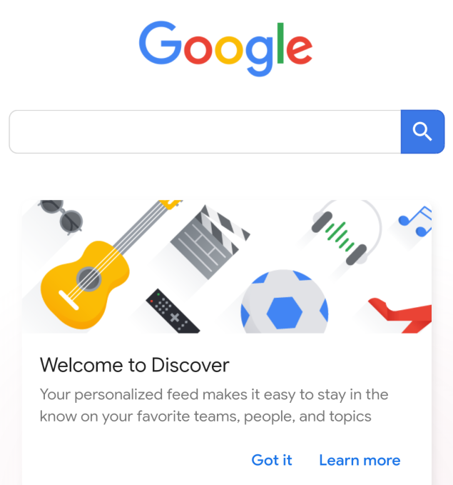 google discover